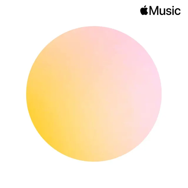 Apple Music playlists UI design, minimal, flat, warm