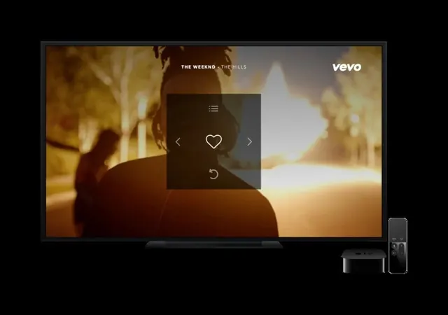 Vevo TV Interface