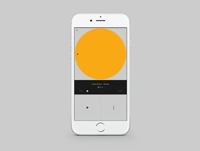 Minimalist Mobile App Interface