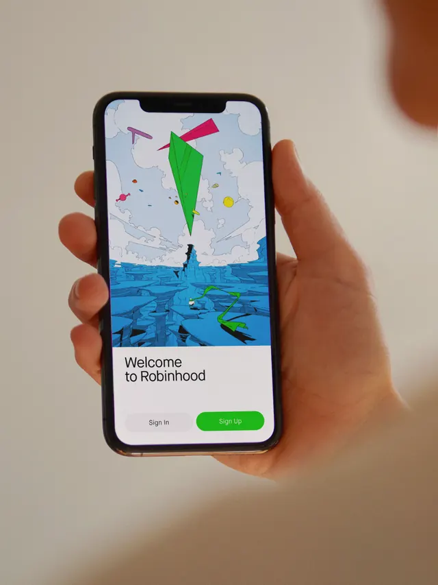 Riverhood mobile app onboarding, illustrated, flat, light