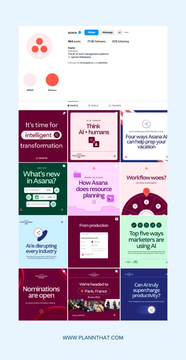 SaaS content grid with colorful card blocks and AI narrative, minimal, corporate-clean, light