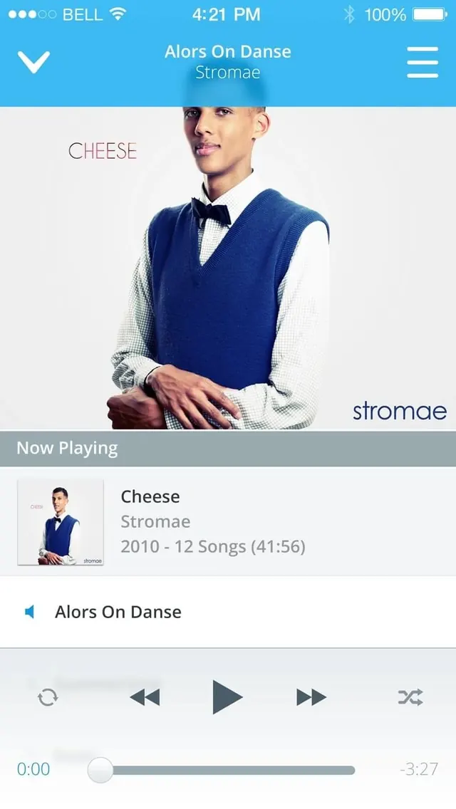 Music Player UI Screen