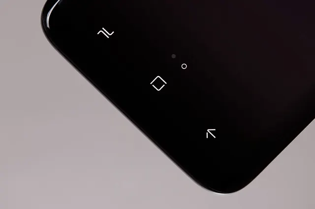 Minimalist smartphone interface design, minimal, technical, dark