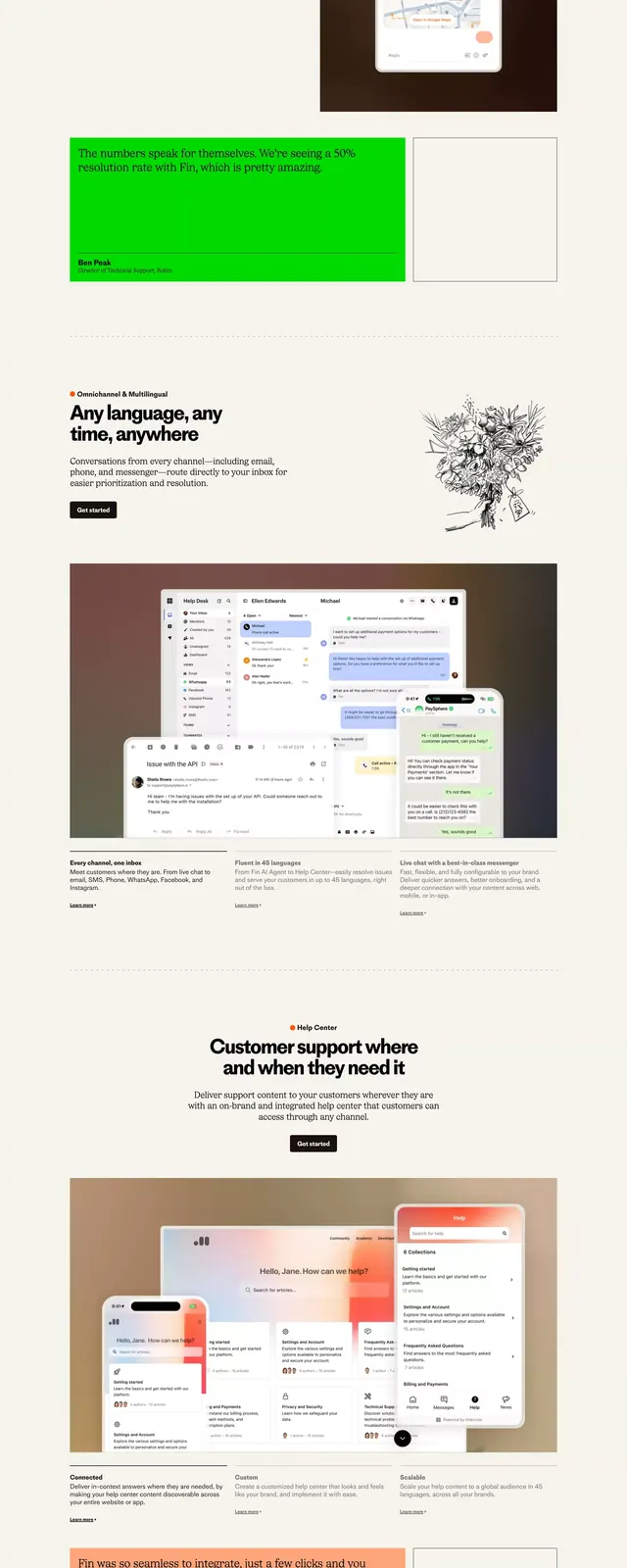 Service platform UI system with modular layout examples, minimal, corporate-clean, light