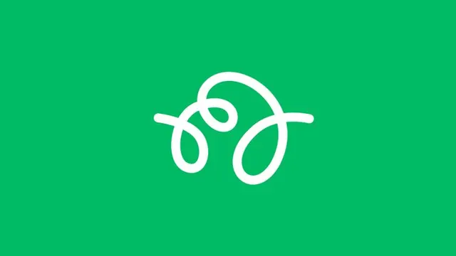 Abstract looping line mark, minimal, abstract, vibrant