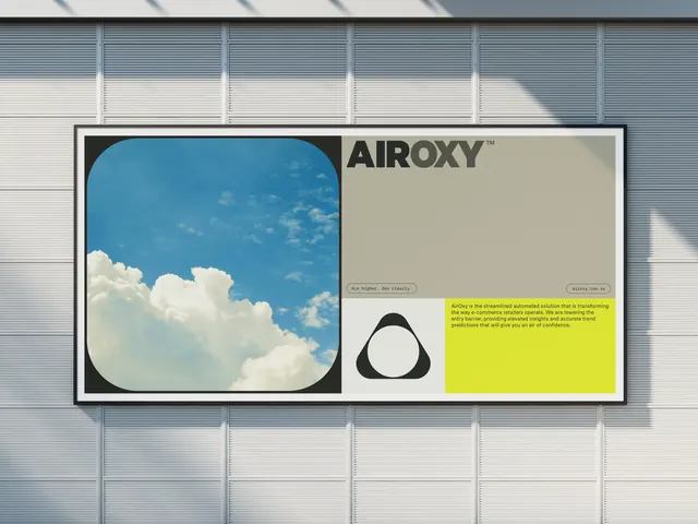Split-layout product pitch with organic photography and neon accent, minimal, corporate-clean, light