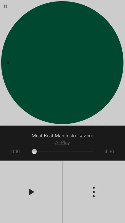 Music Player Interface