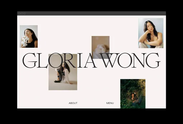 Gloria Wong Editorial Layout, minimal, editorial, light