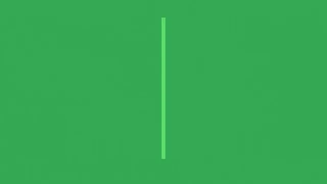 Single vertical accent line on green background, minimal, abstract, vibrant