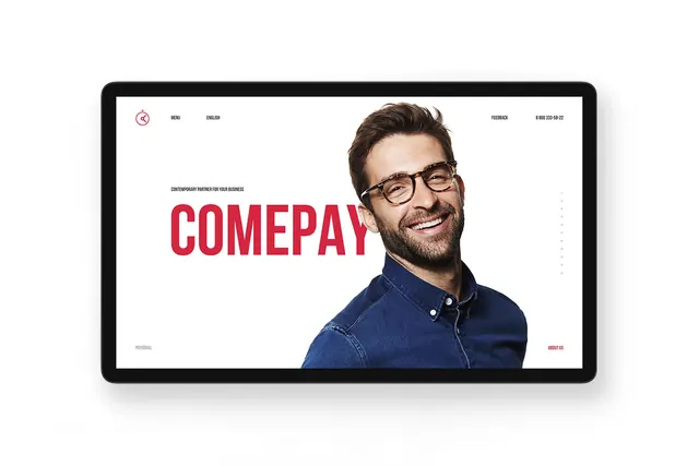 ComePay Web Interface Mockup