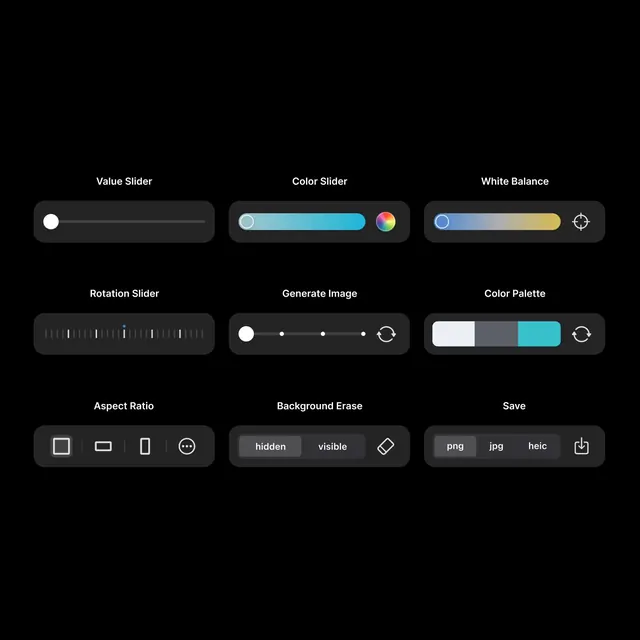 Minimal dark-mode ui screen, minimal, dark-mode, dark