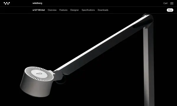 Product Landing Page Mockup, dark-mode, minimal, dark