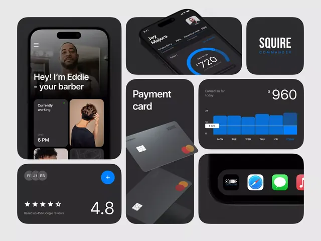 Dark-mode minimal ui screen, dark-mode, minimal, dark
