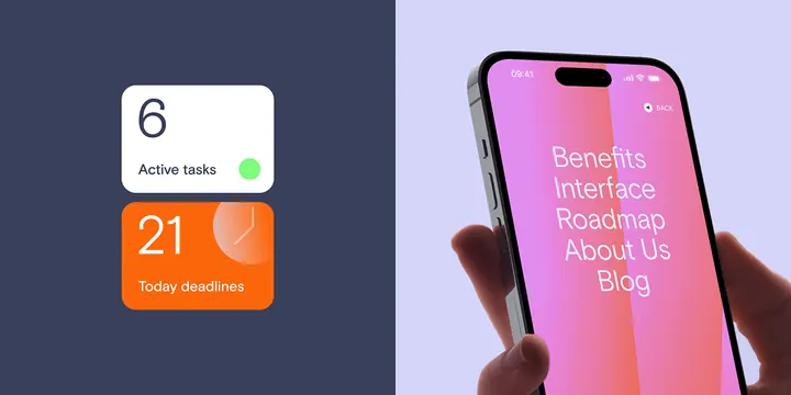 Minimal flat ui screen, minimal, flat, warm