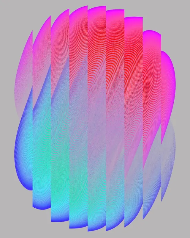 Gradient-heavy abstract ui screen, gradient-heavy, abstract, warm