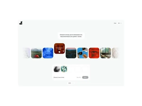 Minimal ui screen, minimal, cool