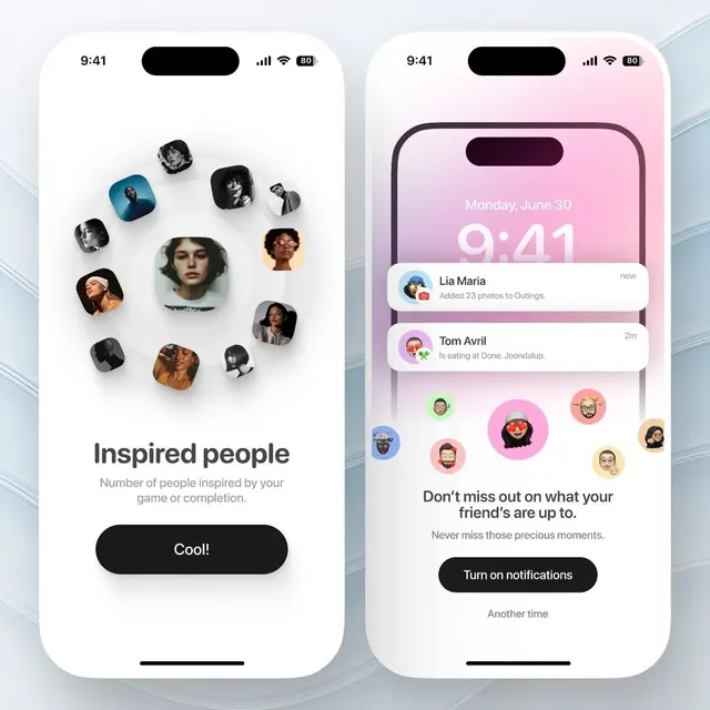 Minimal ui screen, minimal, light