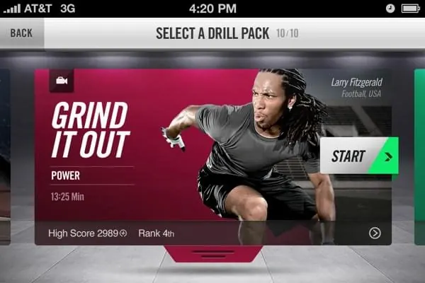 Grind Out Music Player Interface