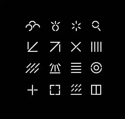 Minimal geometric ui screen, minimal, geometric, dark