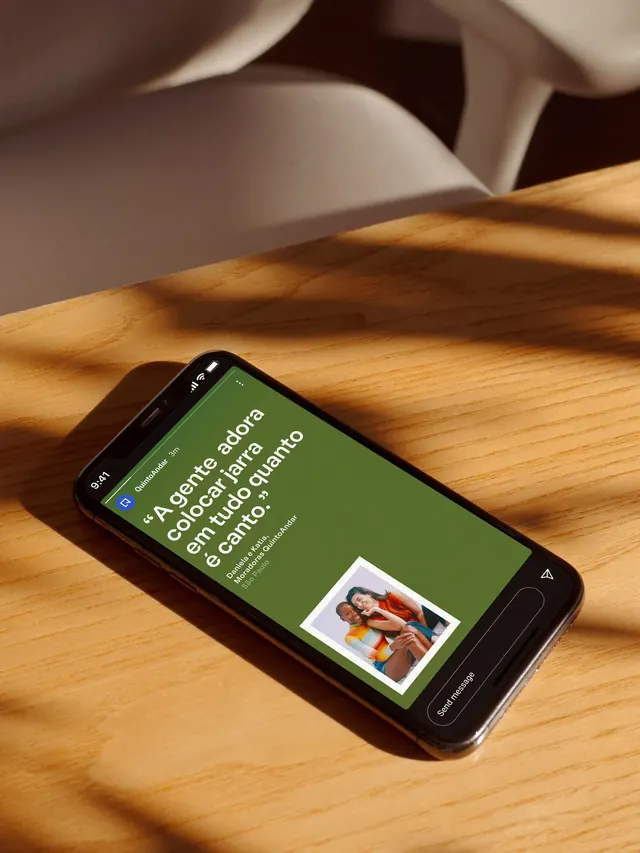 Editorial minimal ui screen, editorial, minimal, warm