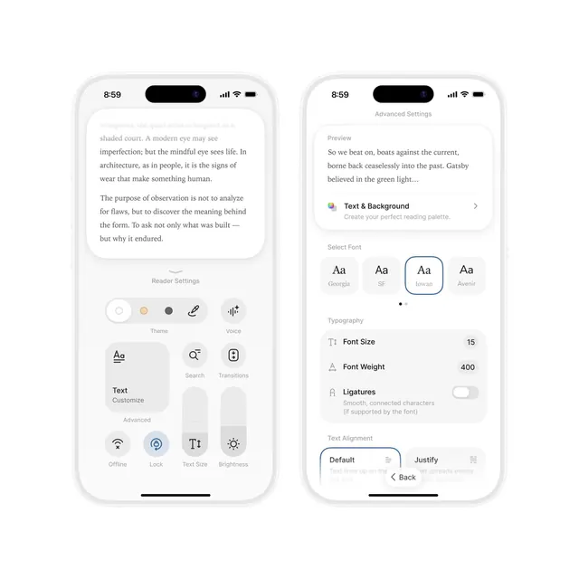 Minimal ui screen, minimal, light