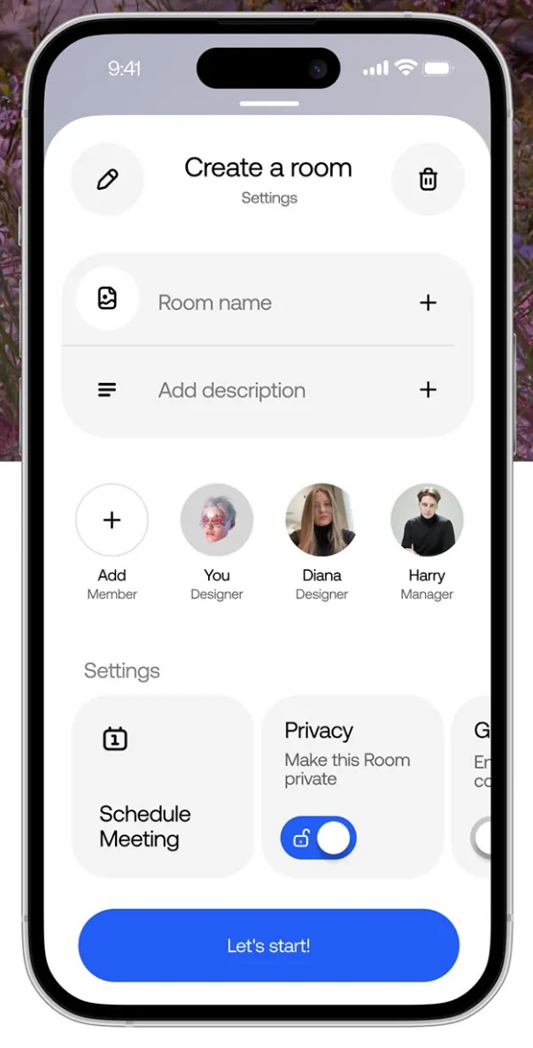 Minimal flat ui screen, minimal, flat, light