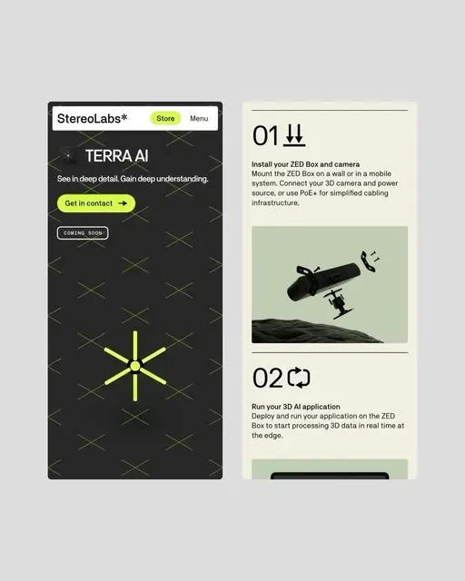 Minimal geometric ui screen, minimal, geometric, high-contrast