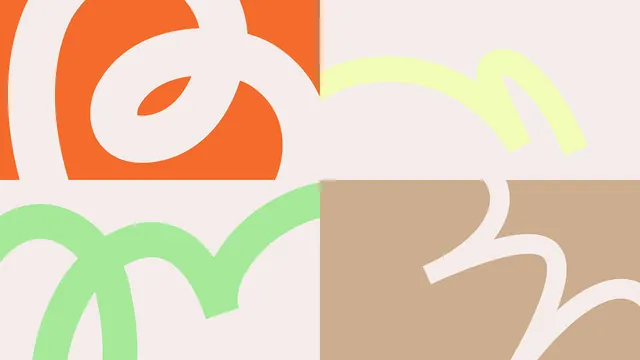 Minimal abstract ui screen, minimal, abstract, warm