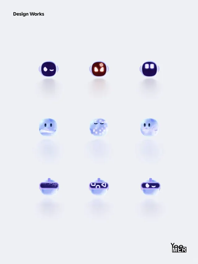 Minimal gradient-heavy ui screen, minimal, gradient-heavy, cool