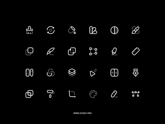 Line-art minimal ui screen, line-art, minimal, dark