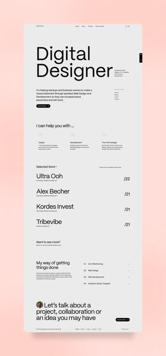 Minimal editorial ui screen, minimal, editorial, light