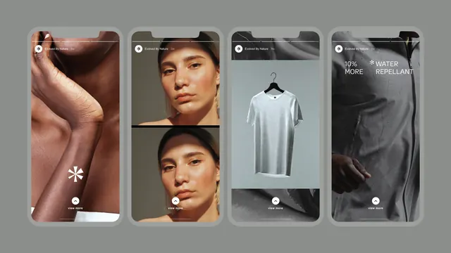 Evolved By Nature story mockups, minimal, photographic, muted