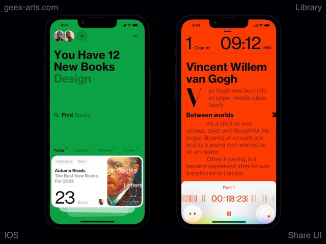 Minimal dark-mode ui screen, minimal, dark-mode, light