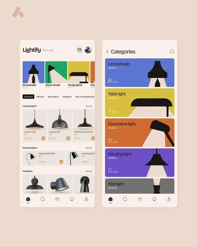 Minimal ui screen, minimal, light