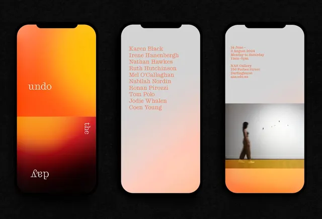 Minimal gradient-heavy ui screen, minimal, gradient-heavy, warm