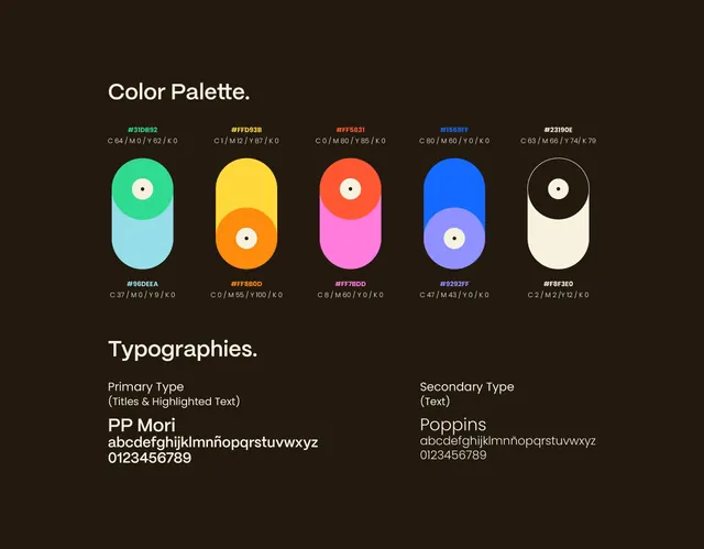 Minimal gradient-heavy ui screen, minimal, gradient-heavy, dark