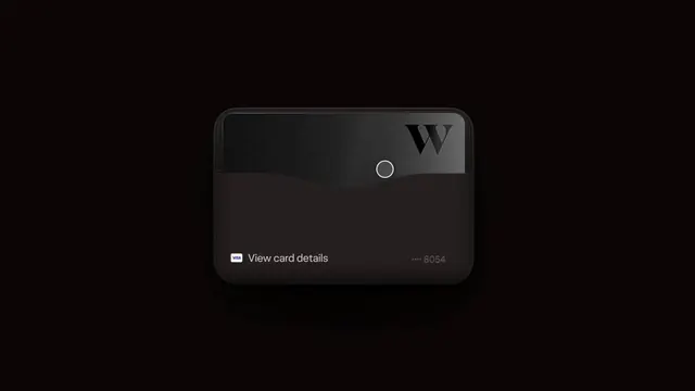 Credit Card Concept, minimal, dark