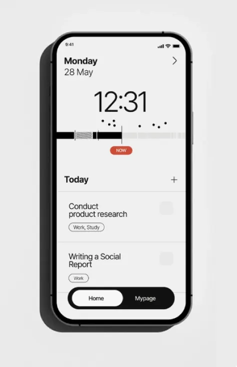 Minimal flat ui screen, minimal, flat, dark