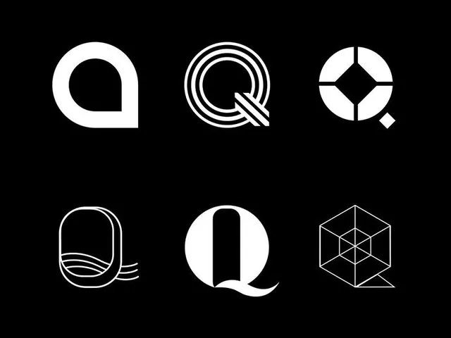Minimal geometric logo, minimal, geometric, dark