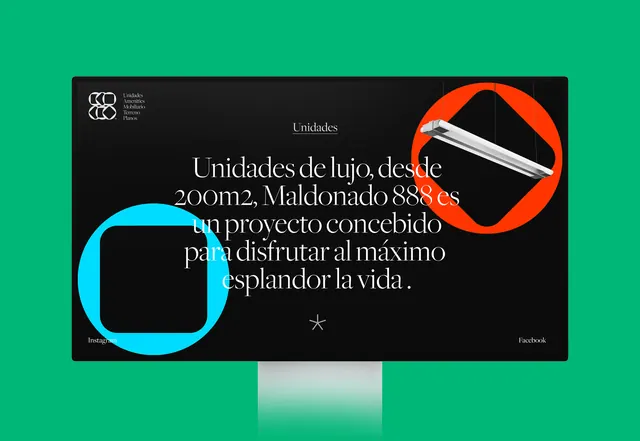 Maldonado 888 luxury real estate UI, luxury, minimal, dark