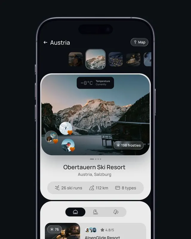 Travel App UI Screen