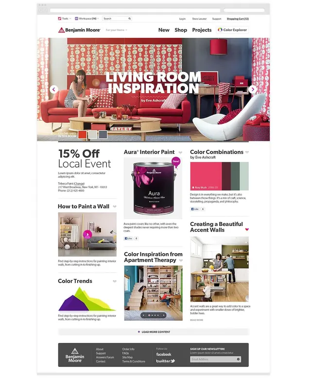Interior Design Portfolio Website, minimal, corporate-clean, light