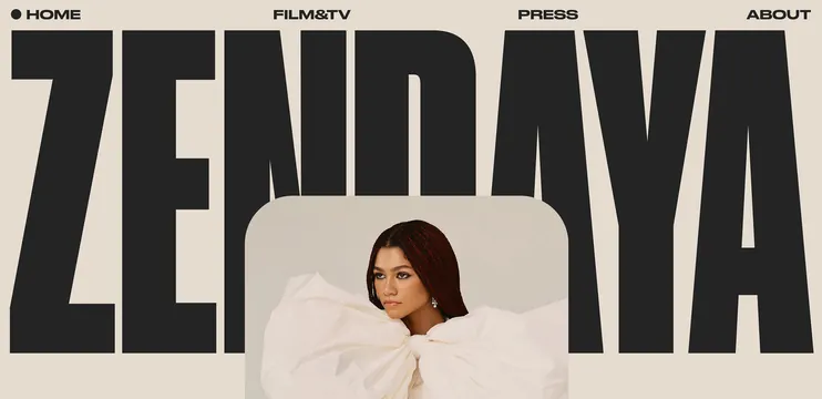 Zendaya Editorial Layout