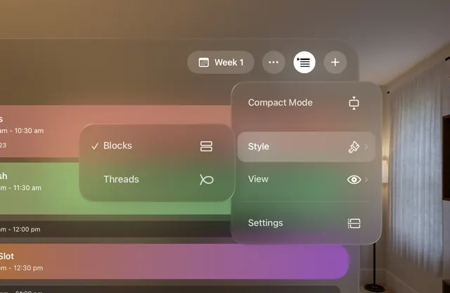 Compact Mode UI Interface