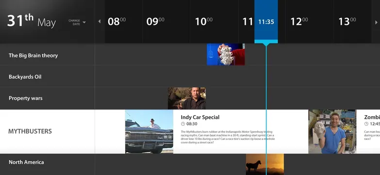 Digital Calendar Interface