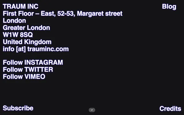 Minimalist Contact Footer, minimal, dark-mode, dark