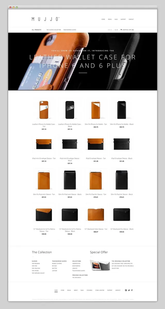 Product Showcase Landing Page