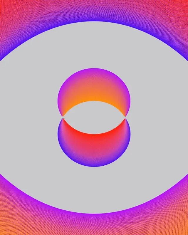 Gradient-heavy abstract ui screen, gradient-heavy, abstract, warm