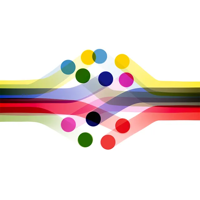 Abstract gradient-heavy ui screen, abstract, gradient-heavy, warm