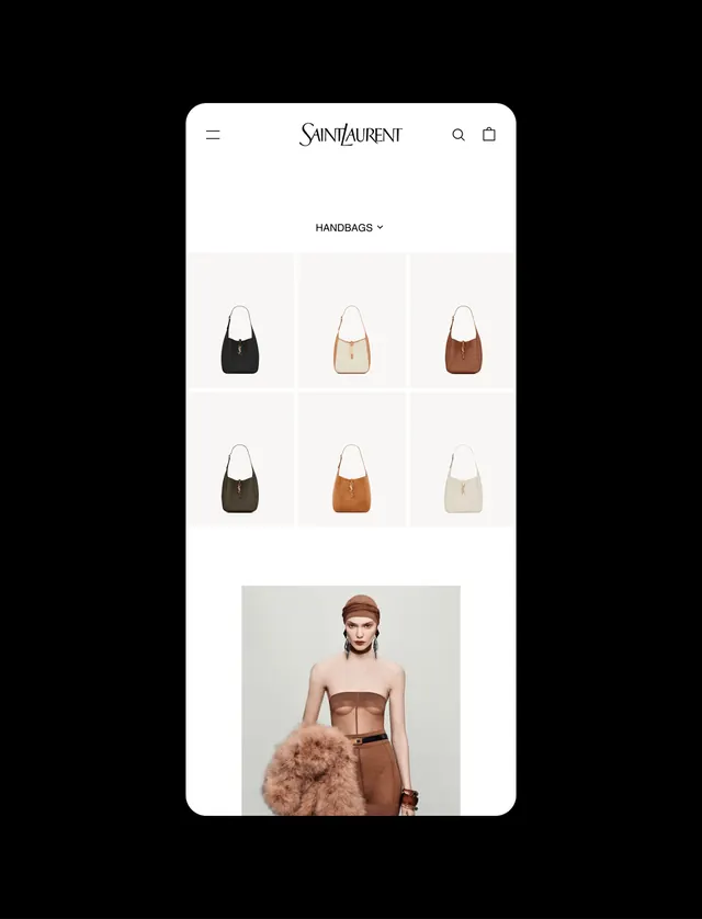 Fashion E-commerce Mobile Interface